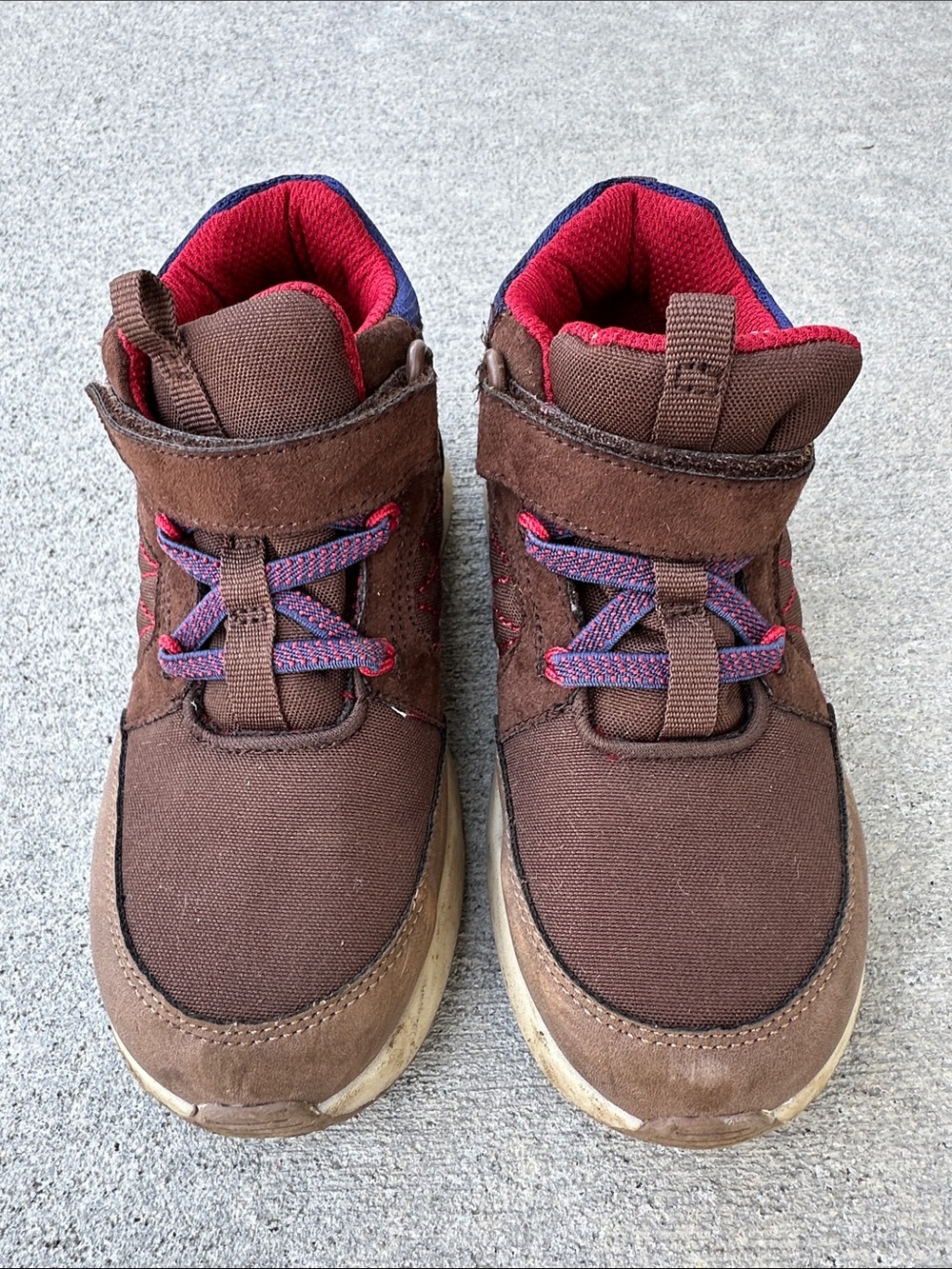 Stride Rite Kids Brown Hiking Shoes